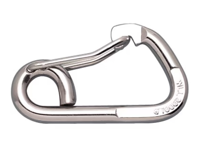 Suncor Harness Clip Wire Lever Straight Back 1/2" 316 Stainless Steel S0172-S120