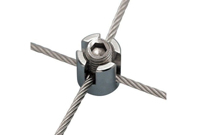 Suncor Cross Wire Clamp, Surface Mount 316 Stainless Steel S0722-0