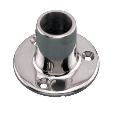 Suncor Round Rail Base 90 Degree 316 Stainless Steel S3650-09