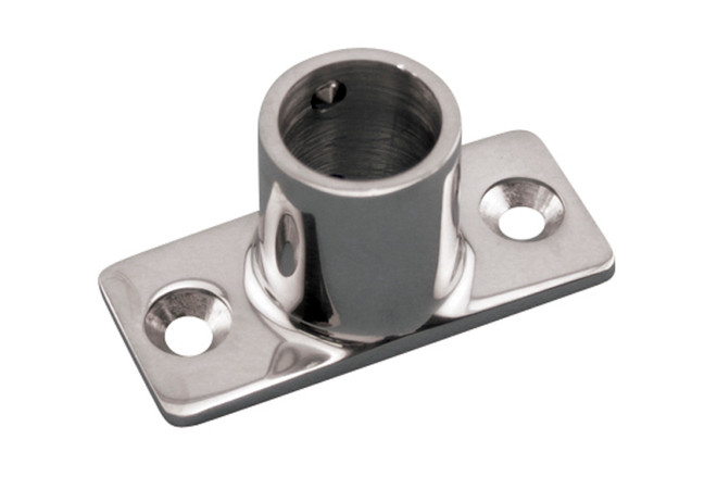 Suncor Rectangular Base 90 Degree 2-Hole 316 Stainless Steel S3652-09