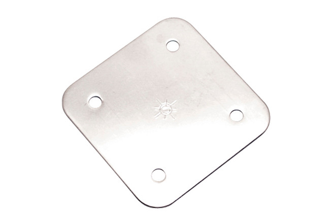 Suncor Heavy Duty Square Back Plate 3" 316 Stainless Steel S3704-0001