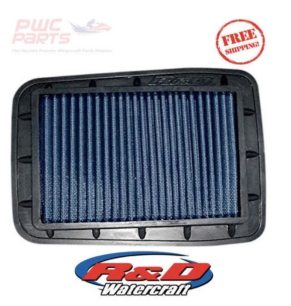 Yamaha VX 110 Models 2005-2014 WaveRunner R&D Performance Washable Air Filter 200-00110