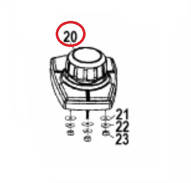 YAMAHA OEM Start Button Complete F3F-U8313-10-00