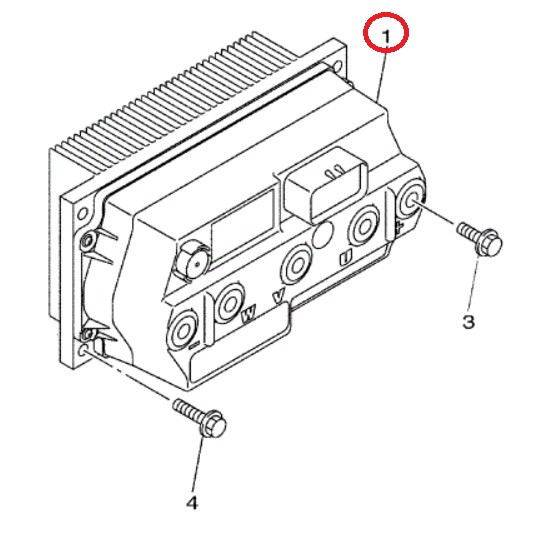 YAMAHA OEM Motor Control Unit Assembly JC3-H6510-09-00