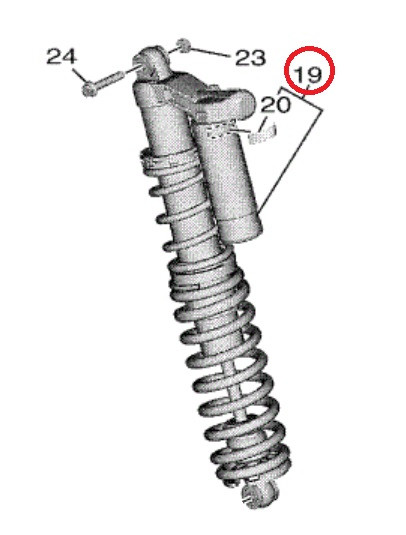 YAMAHA OEM Front Shock Absorber B4J-F350A-12-00