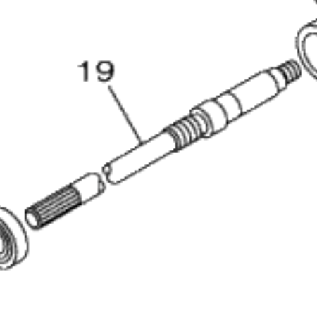 YAMAHA OEM Drive Shaft 6S5-45511-00-00 6S5-G5511-00-00 2008-2015 FX VX PWCs & AR SX Jet Boats