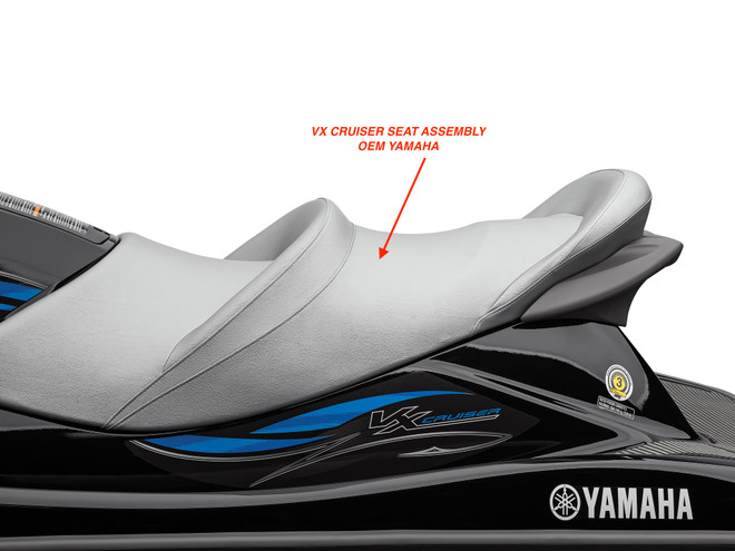YAMAHA OEM Double Seat Assembly F2N-U371A-80-00 2010-2014 VX Cruiser PWCs