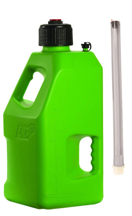 LC2 Fuel Jug w/ Hose Cap Container Fly Racing GREEN ATV MX PWC 5