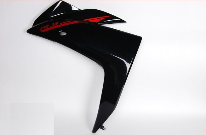 Yamaha YZF R3 YZFR3 LH Left Side Middle Cowling Black 1WD-XF83L-40-P0