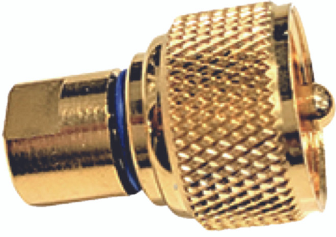 Seachoice Antenna Connector Gold Plated PL-259 FME Fits FME Female 50-19893