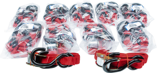 Fire Power 1" Tie-Down Red 10/Pairs - 29-10020