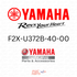 YAMAHA OEM Genuine Parts VXS Red Gray Rear Seat Cover F2X-U372B-40-00