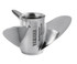 YAMAHA T Series Saltwater Series II Stainless Steel Propeller 3 Blade 14 3/4" Diameter x 25" Pitch LH Rotation 6CF-45D74-20-00