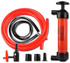 Multi-Use Hand Siphon Fuel Oil Transfer Pump, 3-in-1, Durable Plastic, For Lawn Tractors, Boats, Jet Skis/PWC, ATVs, Snowmobiles