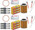 2x SeaDoo SPARK Oil Filter and O-Ring with NGK Spark Plug Set CR8EB 2014+ 2-Up 3-Up TRIXX ACE 900 2017+ GTI GTS 900 Repl 420956123 420650500