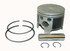 WSM Piston Kit for Mercury / Mariner 175 - 250 HP 2.5L Sport Jet 1997-2006 Port .015 Over 785-9737A10, 785-9737A8 100-21-045PK