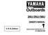 YAMAHA OEM Owner's Manual 1996 - 20U/25U/30U - LIT-18626-02-35 Models 20MLH, 20MLHU, 20MSH, 20MSHU, 25ELH, 25ELHU, 25ELR, 25ELRU, 25ESH, 25ESHU, 25MLH, 25MLHU, 25MSH, 25M SHU, 30ELH, 30ELHU, 30ELR, 30ELRU, 30ESR, 30ESRU