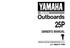 YAMAHA OEM Owner's Manual 1991 - 25P - LIT-18626-01-38 Models 25ELH, 25ELHP, 25ELR, 25ELRP, 25ESH, 25ESHP, 25MLH, 25MLHP, 25MSH, 25MSHP, M25ELHP, M25ELRP, M25ESHP , M25MLHP, M25MSHP