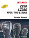 YAMAHA OEM Outboard Service Manual (MFG 2006-2008) Z250, LZ250 - LIT-18616-02-78 Models LZ250TURC, LZ250TURD, LZ250TXR, LZ250TXRC, LZ250TXRD, MLZ250TUR, MLZ250TXR, MVZ200TLR, MZ250TUR, MZ2 50TXR, V6 2.6L DI, V6 3.3L DI