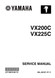 YAMAHA OEM Outboard Service Manual VX200C, VX225C (MFG 2004-2005 - LIT-18616-02-74 Models MVX200TLR, MVX225TLR, V6 3.1L EFI, VX200TLRC, VX200TLRD, VX225TLRC