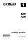 YAMAHA OEM Outboard Service Manual (MFG 2004-2010) - LIT-18616-02-65 Models 40TLR, 40TLRC, 40TLRD, 40V/50H, 50TLR, 50TLRC, 50TLRD, M40TLR, M50TLR