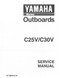 YAMAHA OEM Service Manual - 25/30hp 2 Stroke - LIT-18616-01-67 Models C25ELH, C25ELHV, C25ELR, C25ELRV, C25MLH, C25MLHV, C25MSH, C25MSHV, C30ELR, C30ELRV, MC25ELHV, MC25E LRV, MC25MLHV, MC25MSHV, MC30ELRV