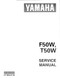 YAMAHA OEM Service Manual - 50hp 4 Stroke - LIT-18616-01-84 Models F40A/F50, F50TLHW, F50TLRW, F60A, MF50TLH, MF50TLR, MT50TLR, T50TLRW