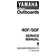 YAMAHA OEM Service Manual - 40/50hp 2 Stroke - LIT-18616-00-35 Models 40ELF, 40ELR, 40ESF, 40ESR, 40ETLF, 40LF, 40MLH, 40MSH, 40PLR, 40SF, 50ELF, 50ELR, 50ESF, 50ESR, M40 ELF, M40ESF, M40ETLF, M40LF, M40SF, M50ELF, M50ESF