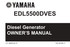 YAMAHA OEM Owner's Manual - EDL5500DVE - LIT-19626-00-12 Models EDL5500DVES