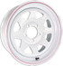 AWC 8 Spoke Steel Trailer Wheel White for PWC / Personal Watercraft | 2056060-W | 58-8007
