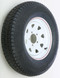 AWC Trailer Tire & 8 Spoke Steel Wheel Assembly White for PWC / Personal Watercraft | TA2034512-71BB78C | 58-8164