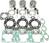 WSM Complete Top End Kit aluminum for PWC / Personal Watercraft | Fits Polaris SLT 780, Polaris SLX 780 | 010-834-10 | 78-83410