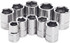 PERFORMANCE TOOL 3/8 Metric Socket Set 10 mm, Chrome for PWC / Personal Watercraft | W38202 | 117-1105