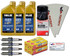YAMAHA 2024+ 1.9L FX-HO VX-HO AR SX 190 Full-Synthetic Oil Change Kit w/ NGK LFR6A Spark Plugs PWC-YM-4215-FS
