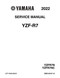 YAMAHA OEM Service Manual - 2022 - 2025 YZF-R7 - LIT-11616-35-01 Models YZFR7NB, YZFR7NCL, YZFR7NL, YZFR7NCB, YZFR7NCW, YZFR7NW, YZFR7PCW, YZFR7PB, YZFR7PCL, YZFR7PL, YZFR7 PW, YZFR7PCB, YZFR7RGY, YZFR7RB, YZFR7RCL, YZFR7RL