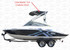Yamaha OEM Bimini Top Awning Canvas - 2008 212x California / 2008 212x F2G-U3131-00-00