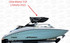 Yamaha OEM BIMINI Top Canvas Set - 2024-2025 AR 250 / AR250 & More F4Y-U3108-70-00