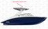 Yamaha OEM Canopy Canvas Ur For Dpbc8 Yacht Blue- 2023 252se California & More F5K-U318C-20-00