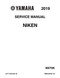 YAMAHA OEM Service Manual - 2019 NIKEN - LIT-11616-32-18 Models MXT9KGY