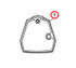 YAMAHA OEM Locker Bow Lid F4Y-U476A-00-00