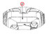 YAMAHA OEM Rear Cushion Seat F3F-U3724-G0-00
