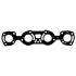 SBT Exhaust Manifold Gasket compatible with 6ET-14613-00-00 Yamaha 1.8L SVHO