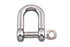 Suncor Straight D Shackle with Captive Pin 316 Stainless Steel S0115-CP