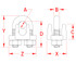 Suncor Wire Rope Clip FS Style 316 Stainless Steel S0122-SS