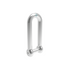 Suncor Long D Shackle with No Snag Pin 316 Stainless Steel S0138-NS