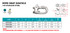 Suncor Rope Snap Shackle 316 Stainless Steel S0159-0