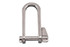 Suncor Long D Shackle with Key Pin 316 Stainless Steel S0167-0