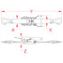 Suncor Wide Ratchet Assembly with Clips Black 304 and 316 Stainless Steel S0202-0