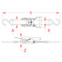 Suncor Wide Ratchet Assembly with "S" Hooks Black 304 and 316 Stainless Steel S0208-SS