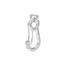 Suncor Harness Clip with "D" Ring 3-1/4" 316 Stainless Steel S0223-8025